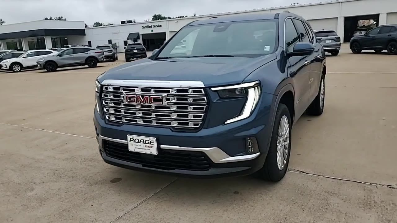 2026 GMC Acadia — rear three-quarter view
