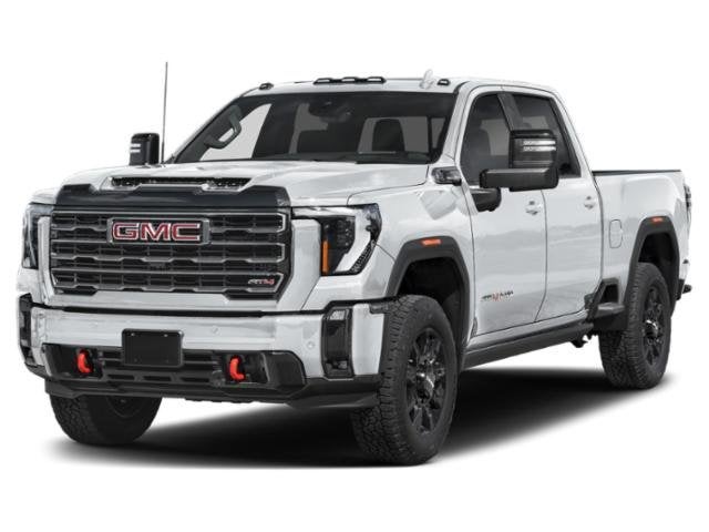 2026 GMC Sierra 2500 HD AT4 in Summit White — front three-quarter view