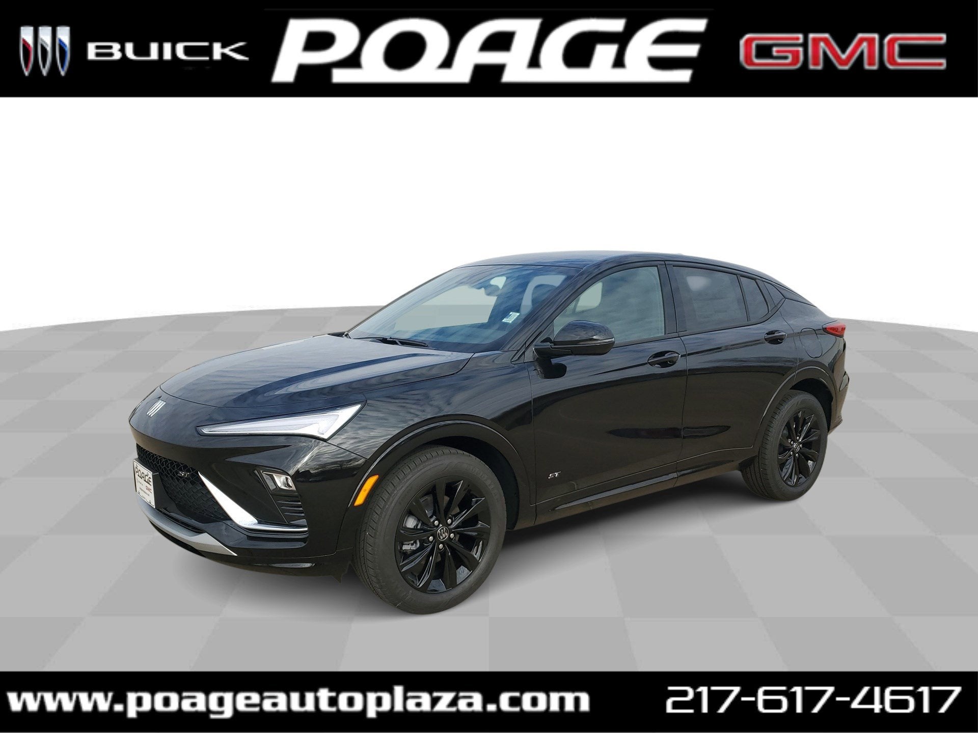 2026 Buick Envista Sport Touring in Ebony Twilight Metallic — front three-quarter view