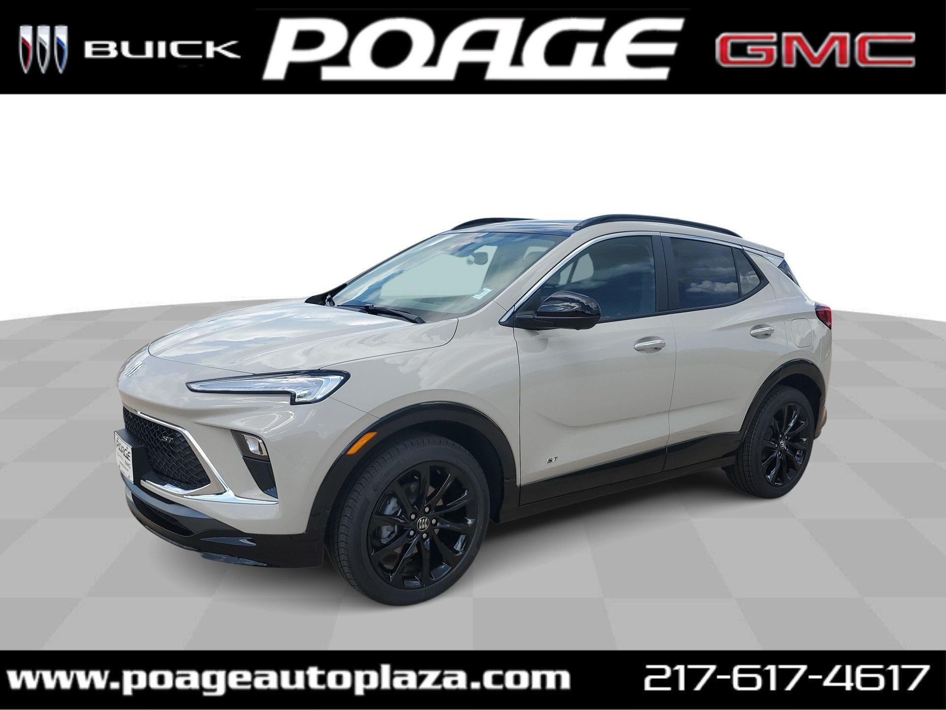 2026 Buick Encore GX Sport Touring in Ceramic — front three-quarter view