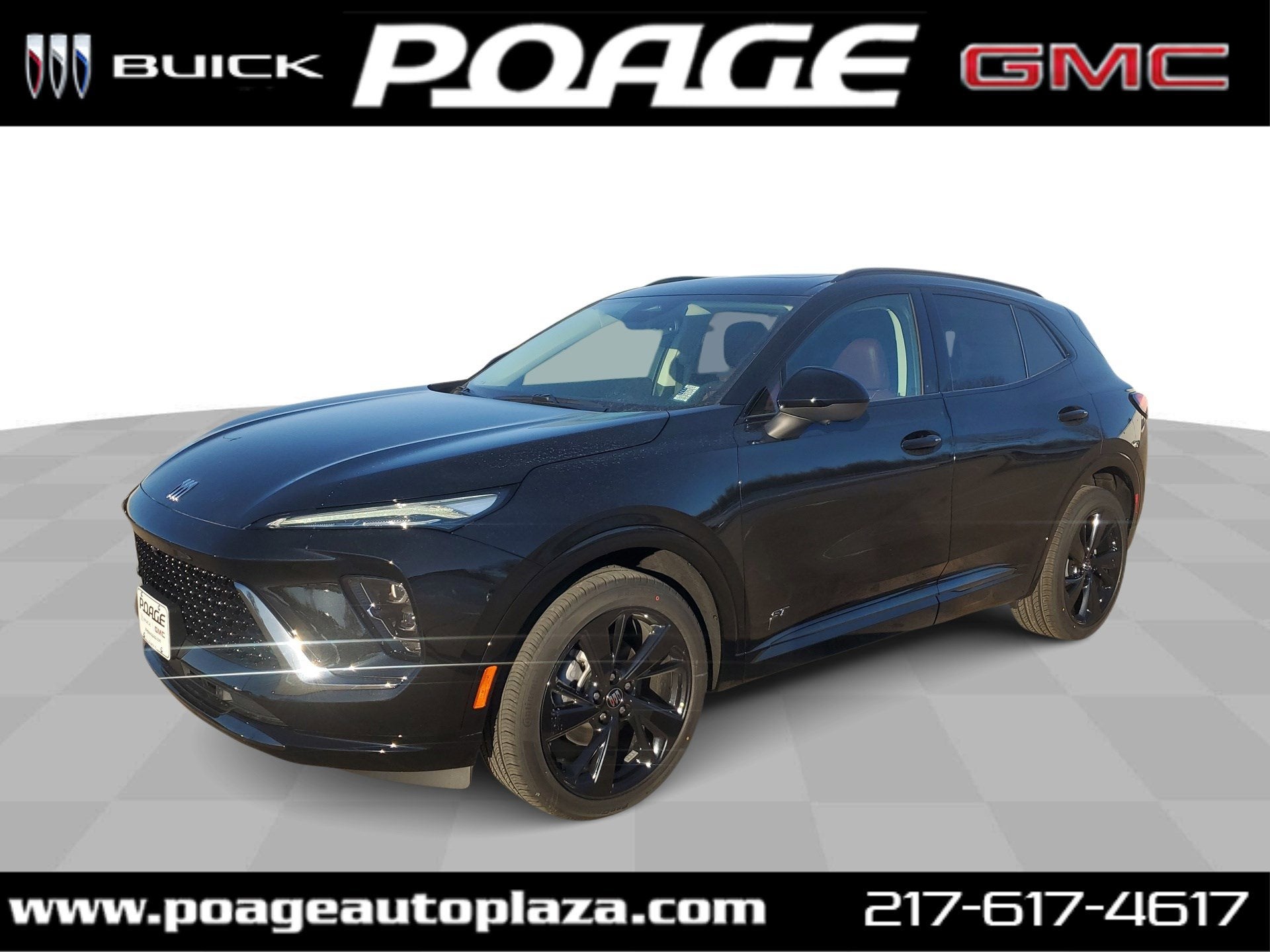 2026 Buick Envision Sport Touring in Ebony Twilight Metallic — front three-quarter view